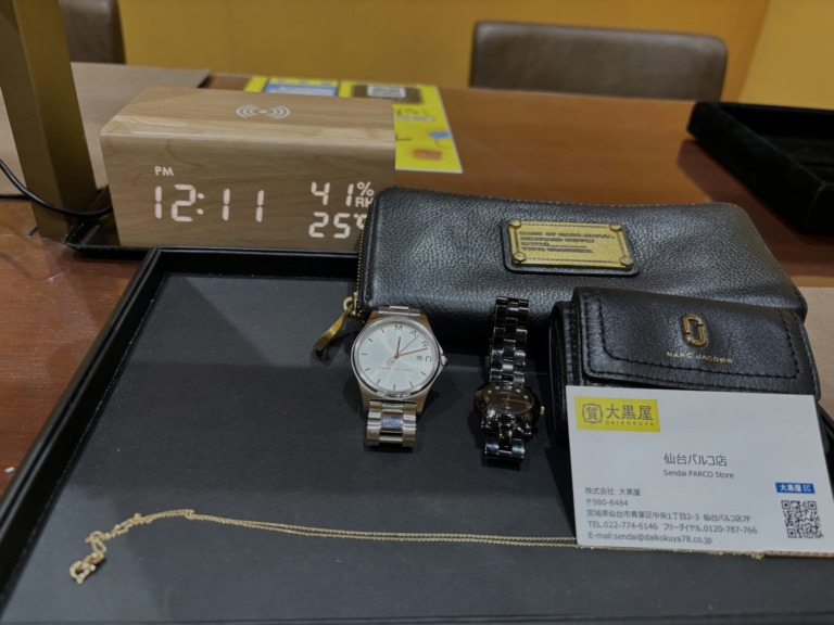 マークジェイコブス　財布　時計　ete　K10ネックレス　買取