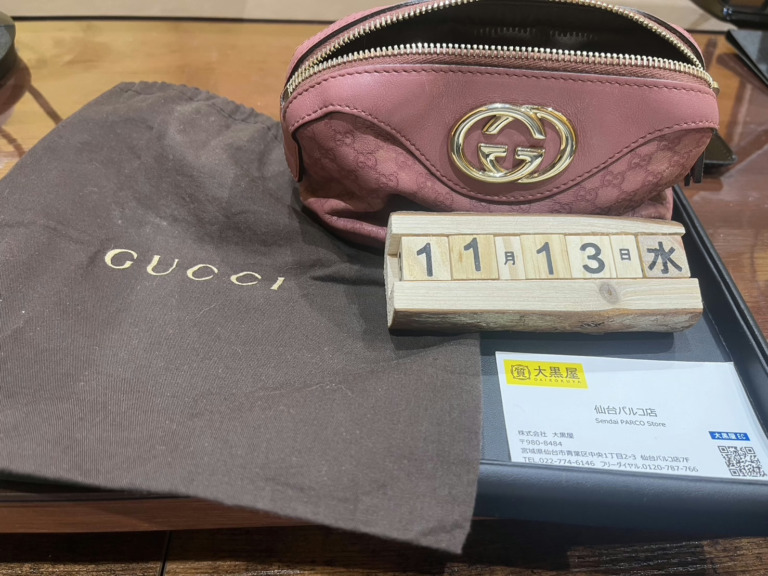 GUCCI　スーキー　ポーチ　買取
