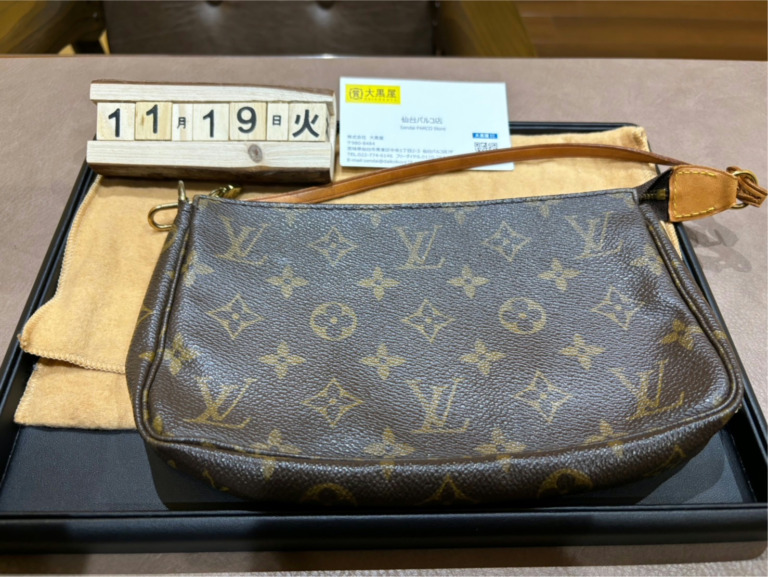 ポシェットアクセソワール モノグラム　 M51980　仙台　仙台Parco　買取　ルイヴィトン　大黒屋
