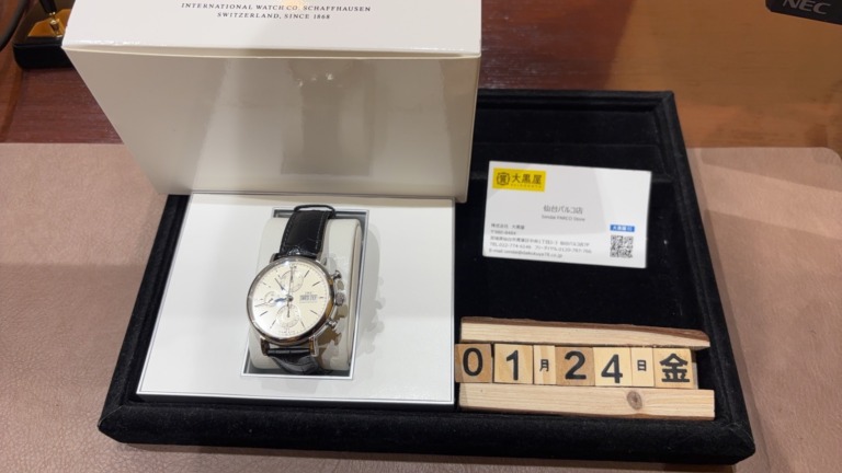 IWC ポートフィノ　クロノグラフ　買取