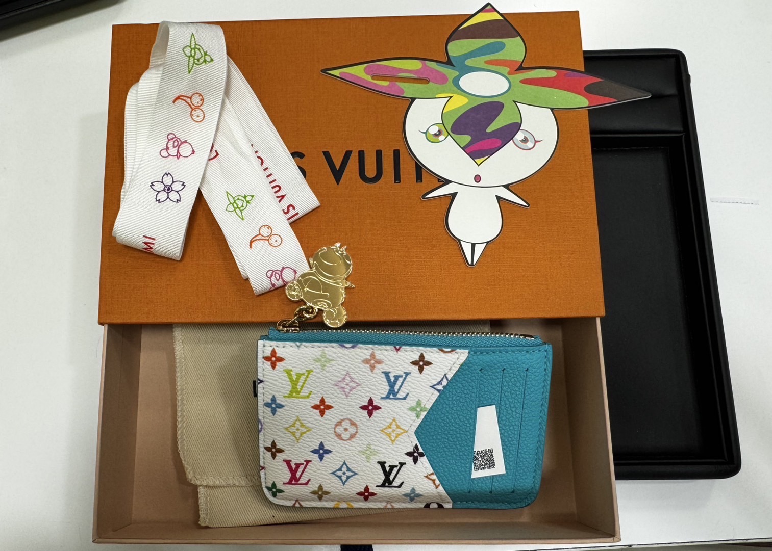Louis Vuitton ポルトカルト ロミー アンプラント 村上隆コラボ M14171 
