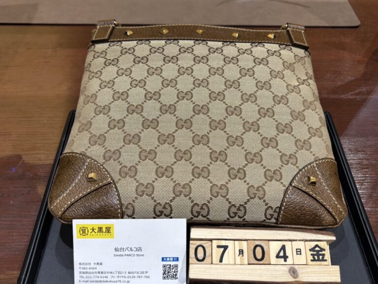 GUCCI グッチ ショルダーバッグ GGキャンバス 買取