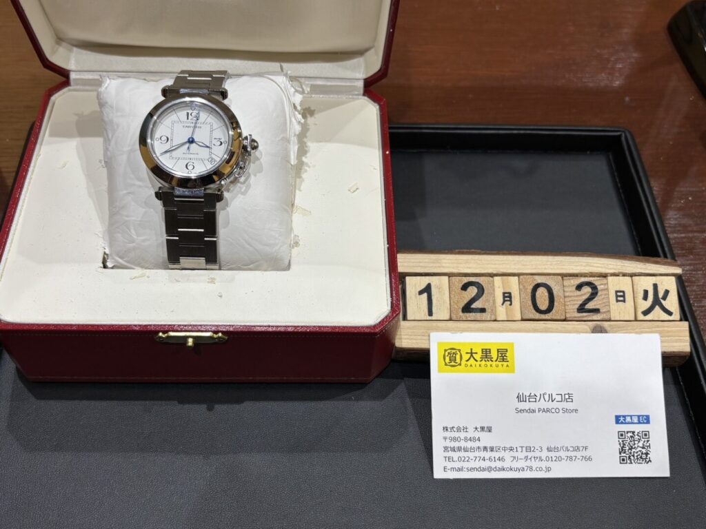 カルティエ　パシャC　買取　仙台Parco　大黒屋