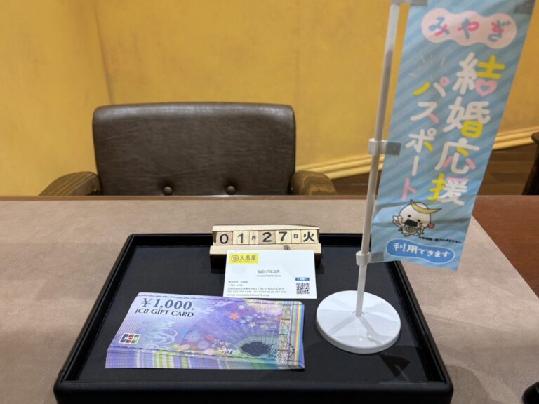 JCB　金券買取　仙台Parco　大黒屋