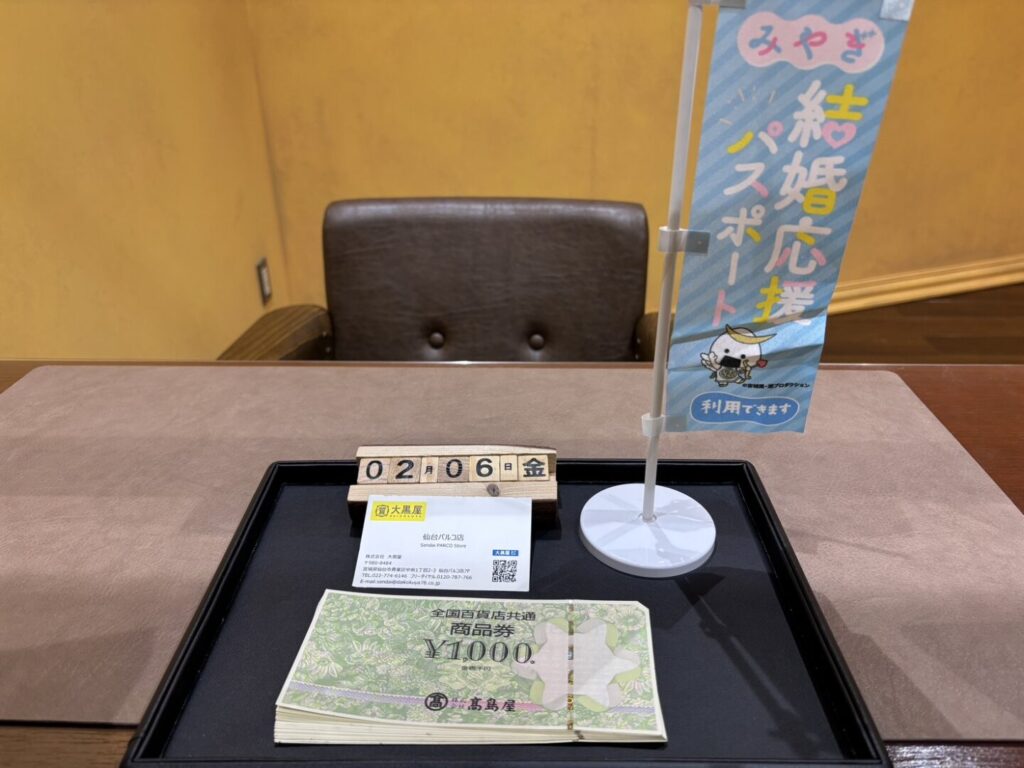 全国共通商品券　買取　仙台Parco　大黒屋