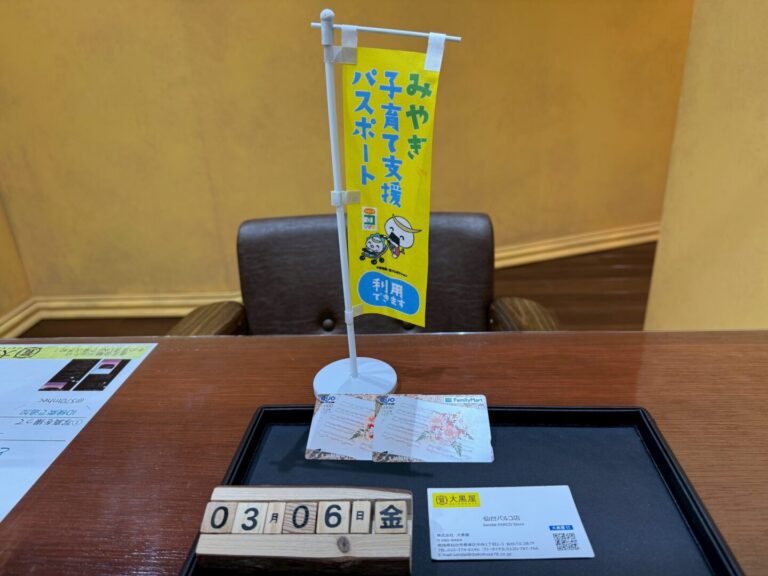 QUOカード　広告柄　買取　仙台PARCO　大黒屋